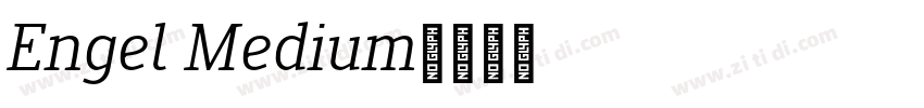 Engel Medium字体转换